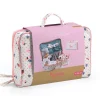 Maleta de Vanille con muñeco, ropa y accesorios Pomea