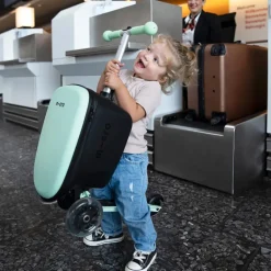 Maleta-patinete Micro Luggage Junior color menta