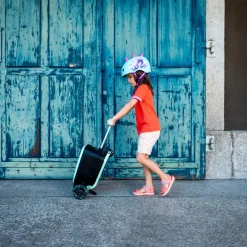 Maleta-patinete Micro Luggage Junior color menta