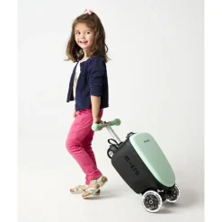Maleta-patinete Micro Luggage Junior color menta