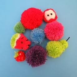 Maletín crea con pompones