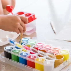 Maletín de témpera 18 colores 25ml. Primo