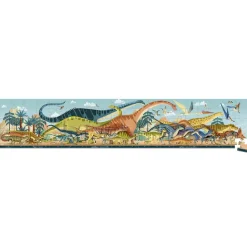 Maletín puzzle panorámico dinosaurios 100 piezas