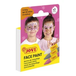 Maquillaje barra 3 colores: rosa, gris, blanco