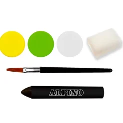 Maquillaje caracterización al agua dino 3 colores