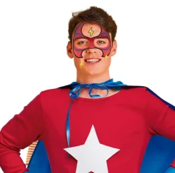 Maquillaje caracterización al agua superhéroe 3 colores