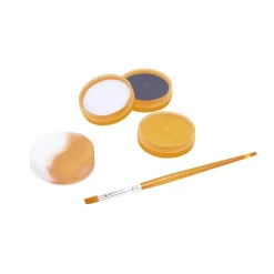 Maquillaje en crema 3 colores animal set 3 botes 8ml con pincel y esponja