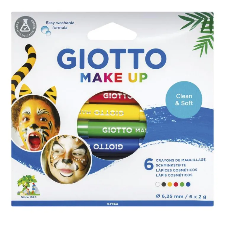 Maquillaje en lápiz 6 colores