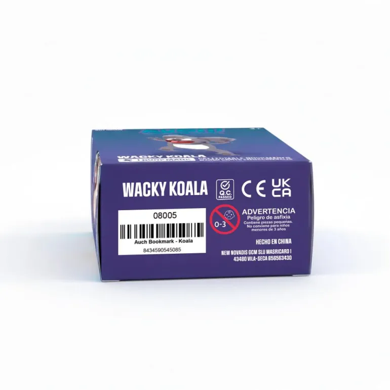Marcapáginas 3D koala Wacky Koala. AuchBookmark