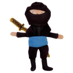 Marioneta de dedo ninja azul