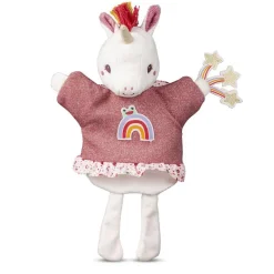Marioneta de mano unicornio Lena
