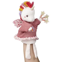 Marioneta de mano unicornio Lena