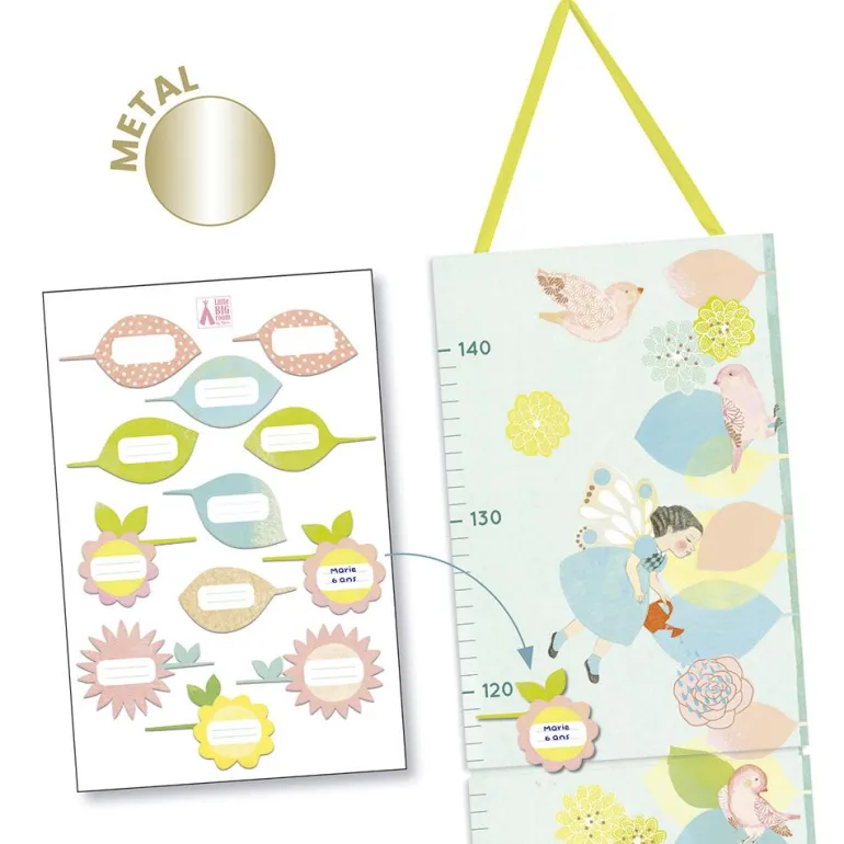 Medidor cartón primavera 140cm