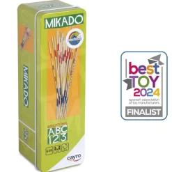 Mikado madera en caja de metal