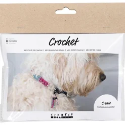 Mini Kit DIY crea collar para perro de crochet.