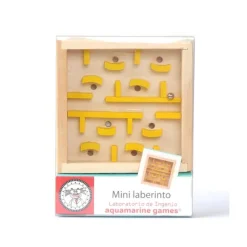 Mini laberinto madera