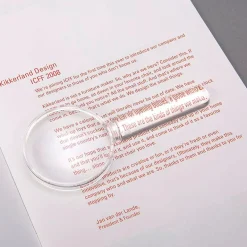 Mini lupa 2 aumentos: 3x y 2x en mango