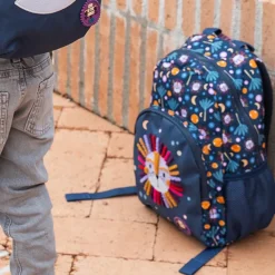 Mochila doble London león rey de la selva. 35x22,5x16cm