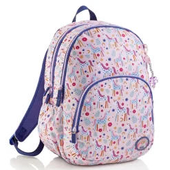 Mochila triple Oslo unicornio. 41x28x16,5cm.
