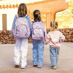 Mochila triple Oslo unicornio. 41x28x16,5cm.