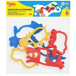 Moldes forma animales de la jungla para pasta de modelar 6 unidades