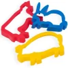 Moldes forma animales de granja para pasta de modelar 6 unidades