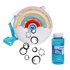 Máquina de pompas Rainbow con botella de 100ml.