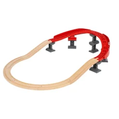 Pack de vías con curvas ascendentes