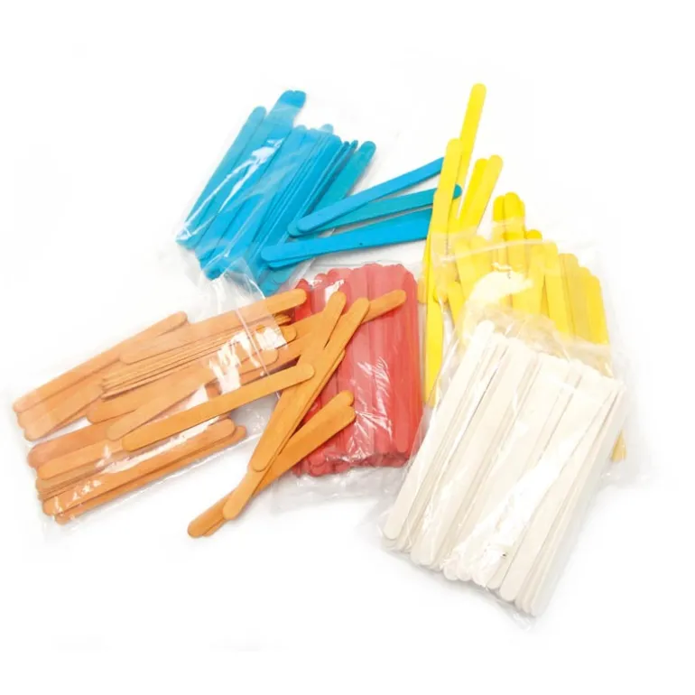 Palos de médico color natural 100 unidades