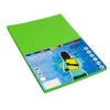 Papel A4 verde fuerte 100 hojas 80gr.
