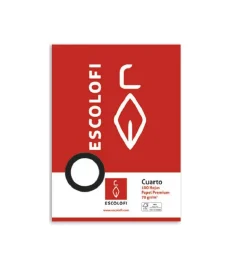 Papel tamaño cuarto de 100 hojas sin margen y sin taladros 70gr.