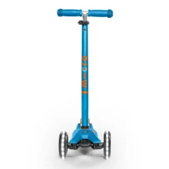 Patinete infantil Micro maxi Deluxe Led azul caribe