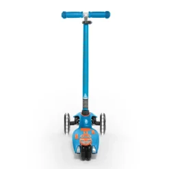 Patinete infantil Micro maxi Deluxe Led azul caribe