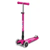 Patinete maxi Micro deluxe plegable Led rosa
