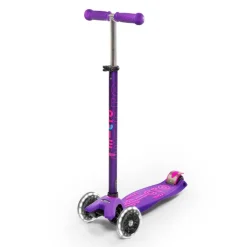 Patinete maxi Micro deluxe Led lila
