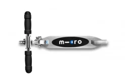 Patinete Micro Sprite Led plateado