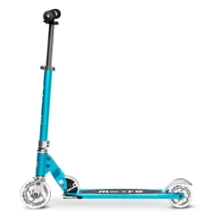 Patinete Micro Sprite Led azul océano