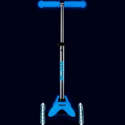 Patinete Mini Micro Deluxe Glow Led azul