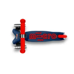 Patinete Mini Micro Deluxe Led azul y rojo