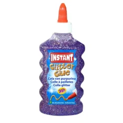 Pegamento cola con purpurina 180ml. Instant Glitter color surtido