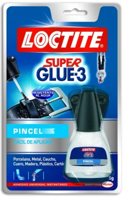 Pegamento líquido Super Glue 5 gr. con pincel