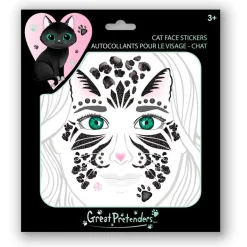 Pegatinas faciales gato