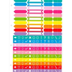 Pegatinas para carpeta de anillas set 2 hojas Oxford