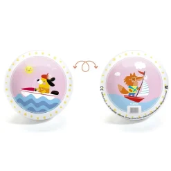 Pelota 12cm animalitos en barco