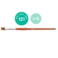 Pincel escolar plano serie 121 número 10