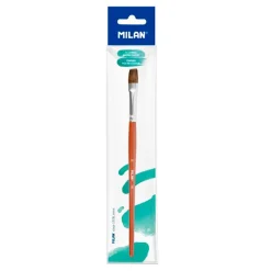 Pincel escolar plano serie 121 número 12