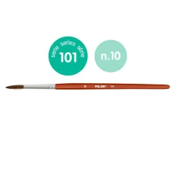 Pincel escolar redondo serie 101 número 10