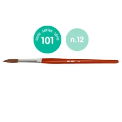 Pincel escolar redondo serie 101 número 12