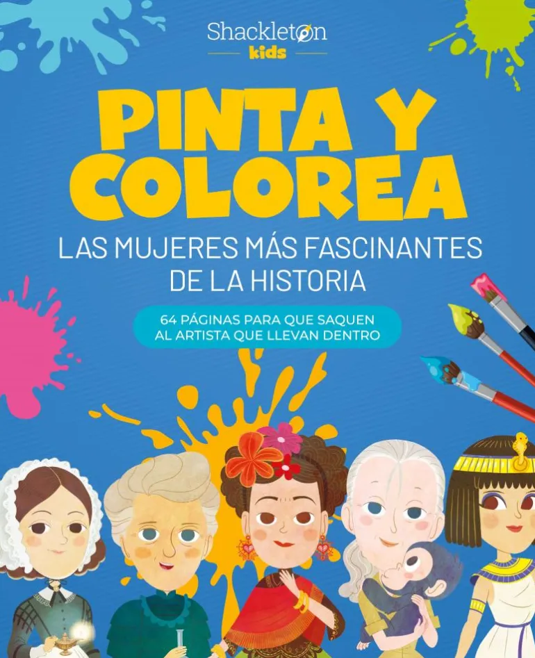 Pinta y colorea las mujeres más fascinantes de la historia