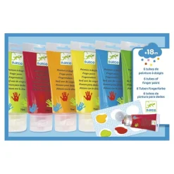 Pintura de dedos 6 colores